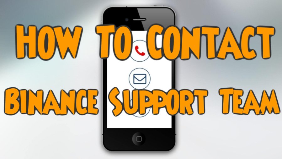An Image showing how to contact Binance Support Team