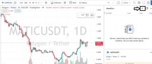 add symbol button on tradingview